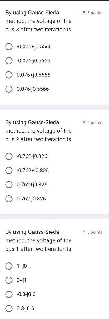 Solved For a system consist from 3 buses and bus 1 is the | Chegg.com