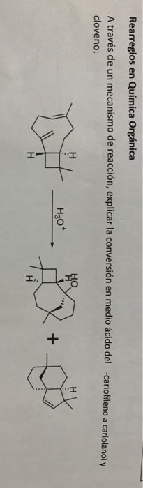 Rearreglos En Quimica Organica A Traves De Un Chegg Com