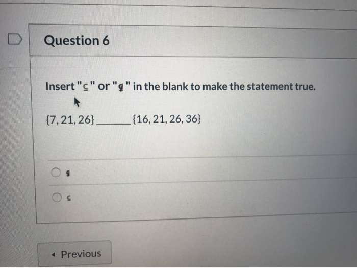 Solved Question 7 Decide whether the statement is true or | Chegg.com