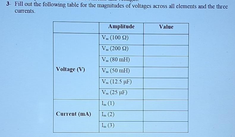 ac circuit experiment lab report