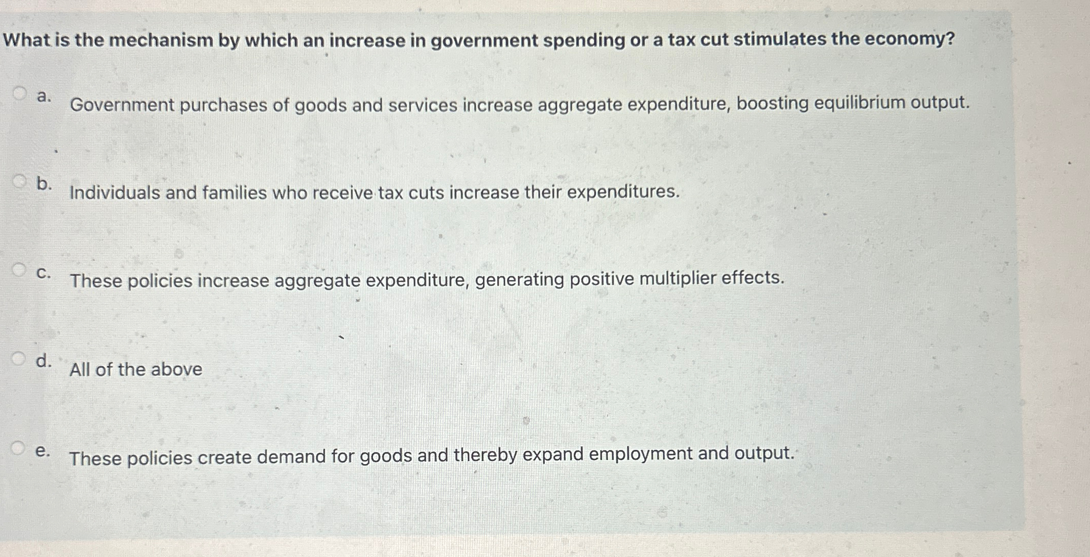 Solved What is the mechanism by which an increase in | Chegg.com