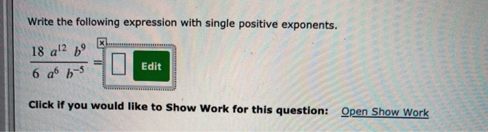 Solved Write the following expression with single positive | Chegg.com