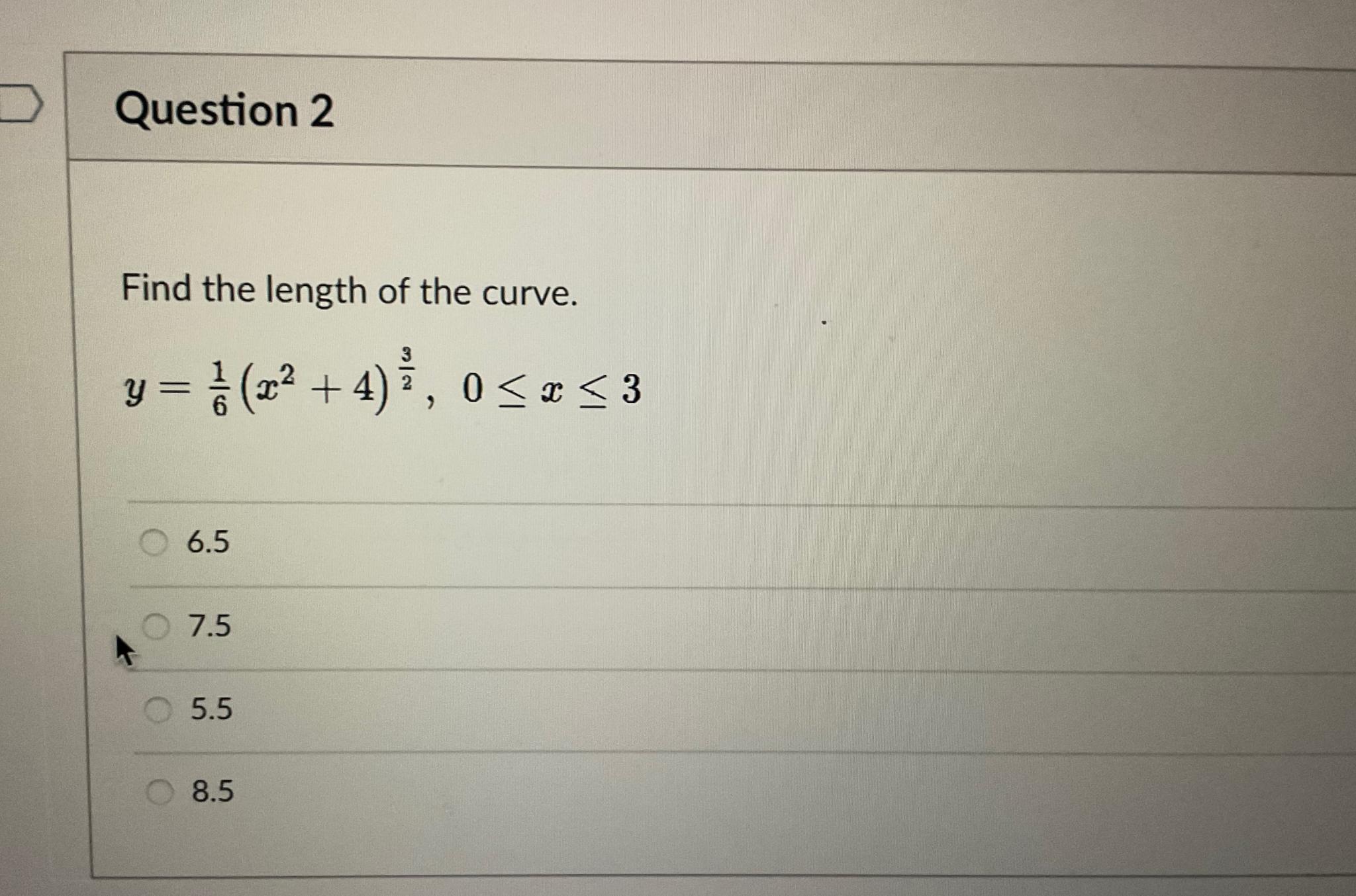 Solved Question 2Find The Length Of The | Chegg.com