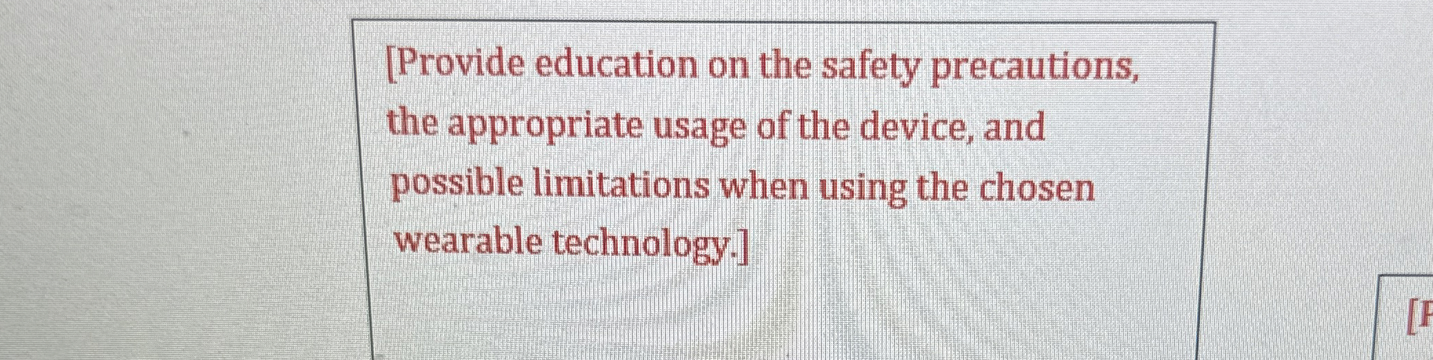 Solved Provide education on the safety precautions,the