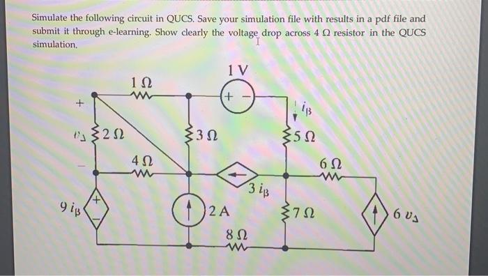 Solved Simulate the following circuit in QUCS. Save your | Chegg.com