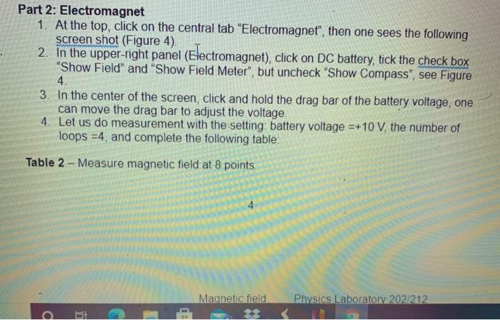 Data Table 3 - Measure magnetic field at 12 points, | Chegg.com