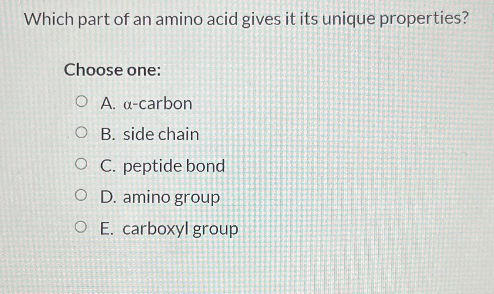 Curated visual reference: Fresh Look at Solved Which Part Of An Amino Acid Gives It Its
