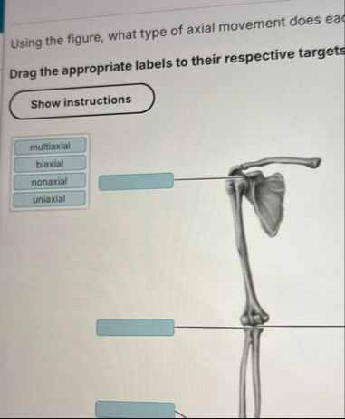 Solved Using the figure, what type of axial movement does | Chegg.com