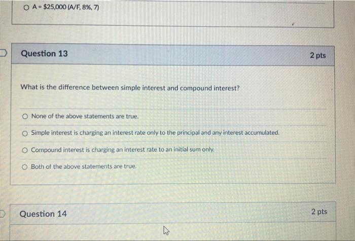 Solved ts D Question 12 2 pts You get a student loan of | Chegg.com
