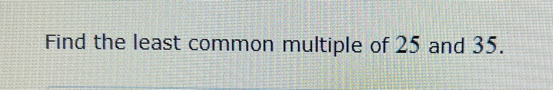 multiple of 35