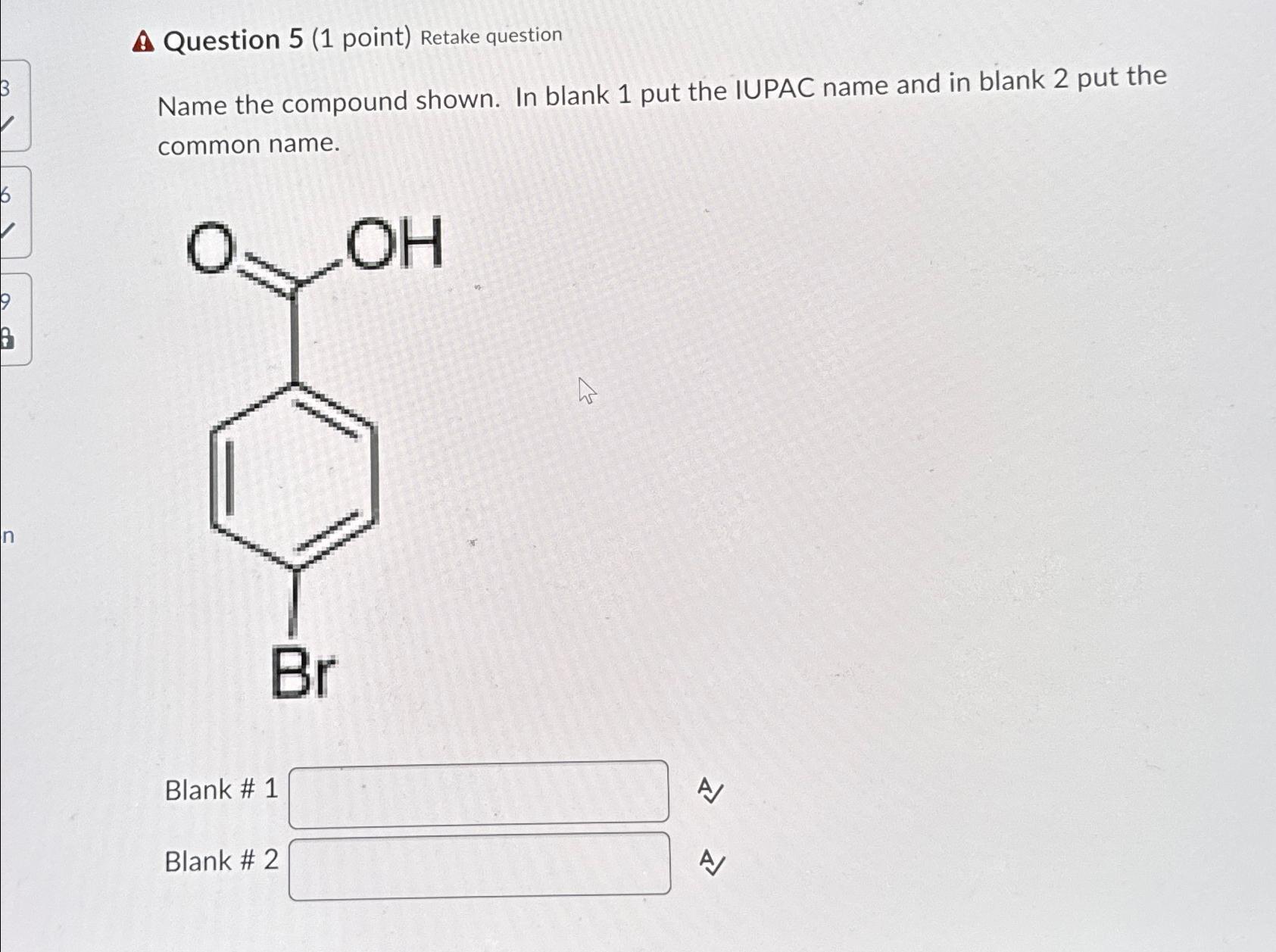 Solved A Question 5 1 ﻿point ﻿retake Questionname The 0274