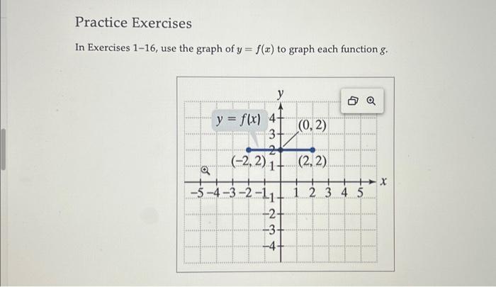 Solved Practice Exercises In Exercises 1-16, Use The Graph | Chegg.com