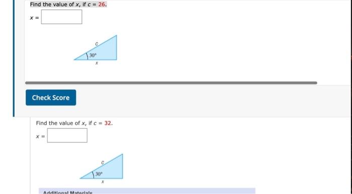 find the value of x if rs 24 centimeters