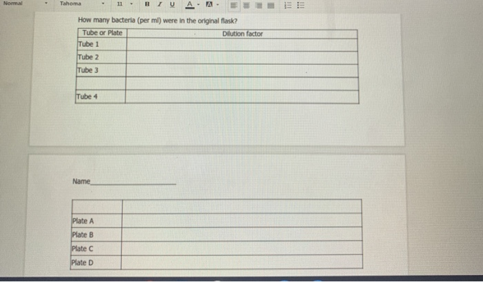 Solved 5. Fill in the table on the next page below the | Chegg.com