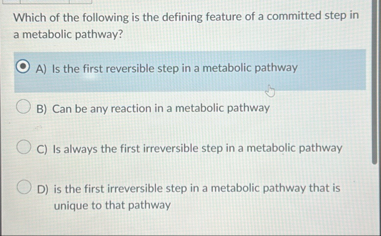Solved Which of the following is the defining feature of a | Chegg.com