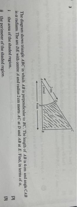 Solved The Diagram Shows Triangle ABC In Which AB Is | Chegg.com