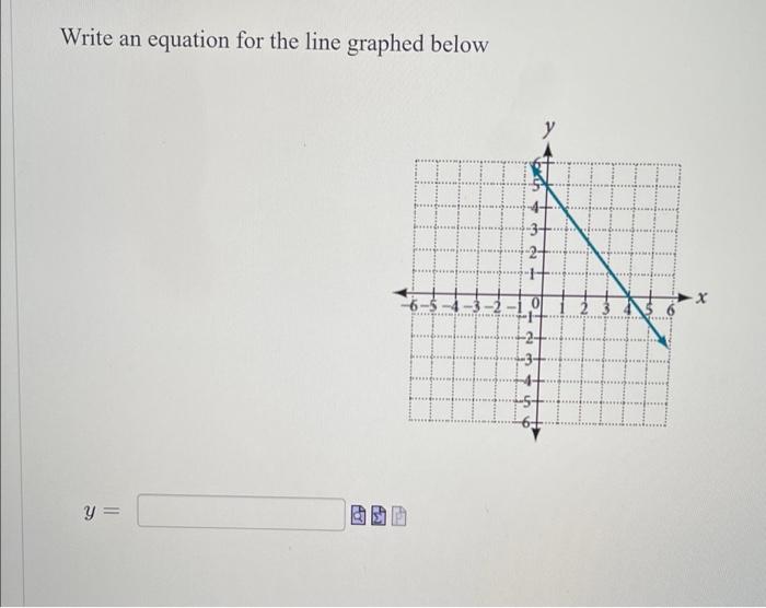 How To Write An Equation For A Graphed Line