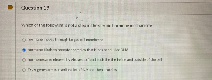 Solved Question 19 3 Which Of The Following Is Not A Step In 