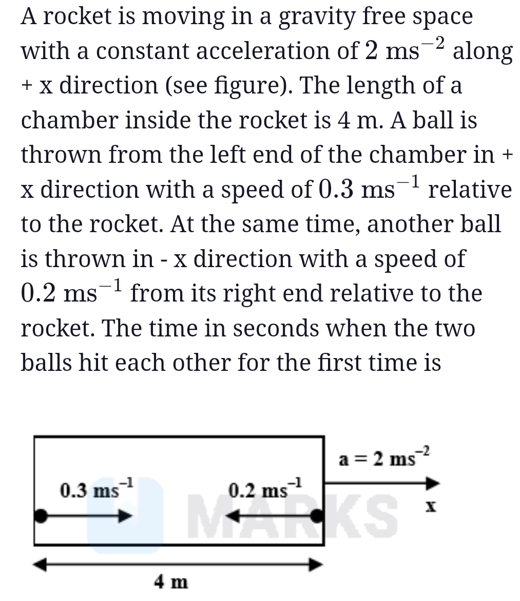 Solved A rocket is moving in a gravity free space with a Chegg com Solved A rocket is moving in a gravity free space with a Chegg com