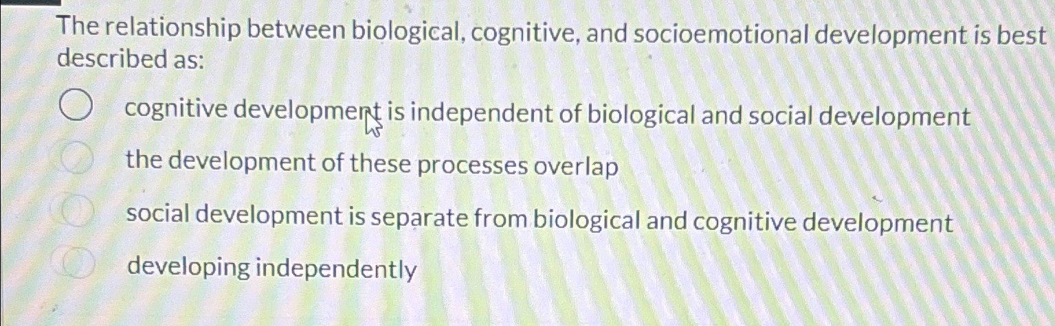 Biological cognitive clearance and socioemotional processes