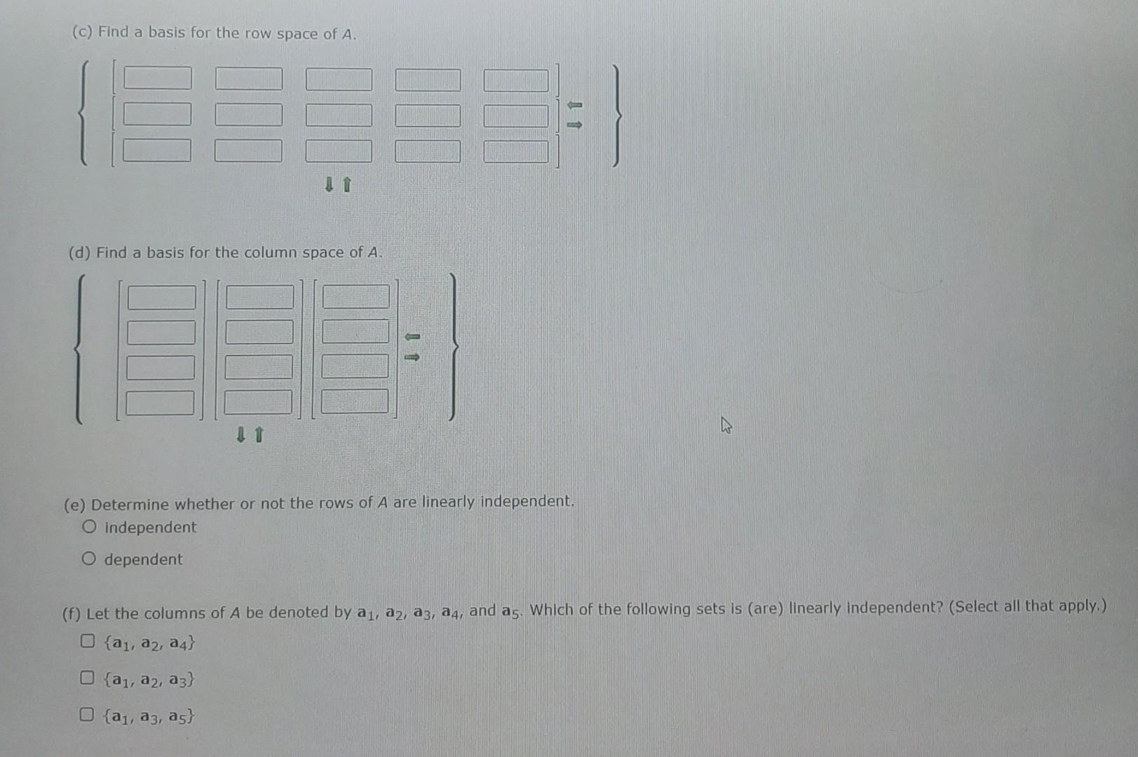 Solved Use the fact that matrices A and B are Chegg