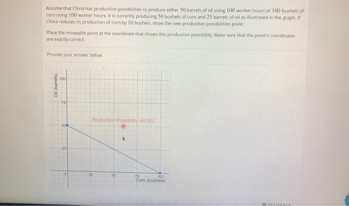 Solved Assume That China Has Production Possibilities To | Chegg.com