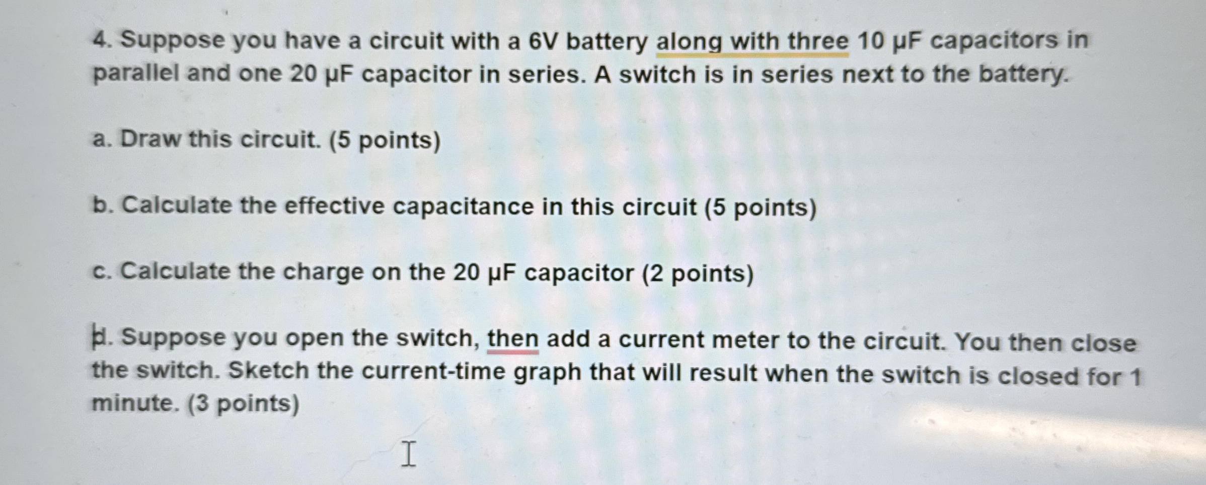 Solved Suppose you have a circuit with a 6 ﻿V battery along