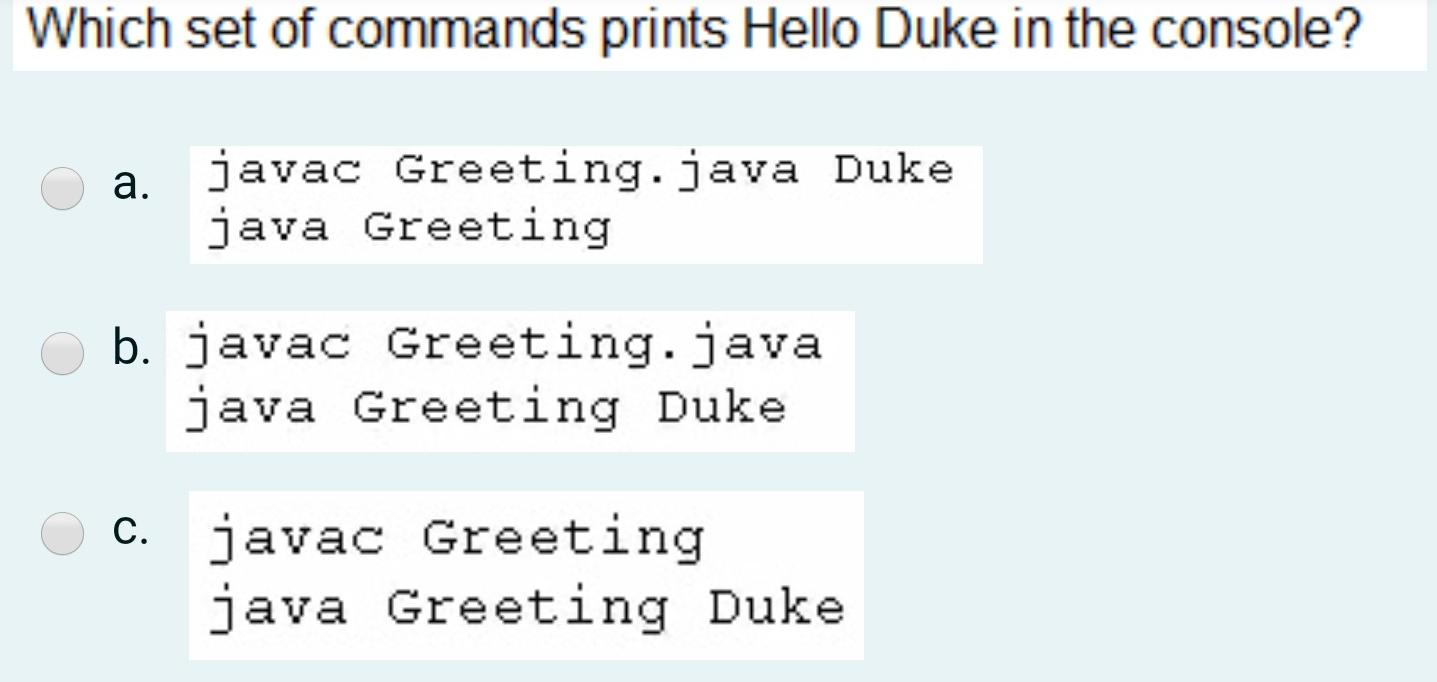 Solved Given the code from the Greeting.Java file: public | Chegg.com