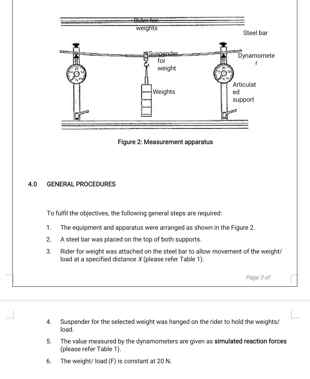 Solved Lab Experiment 4 Equilibrium Of Particle And Moment