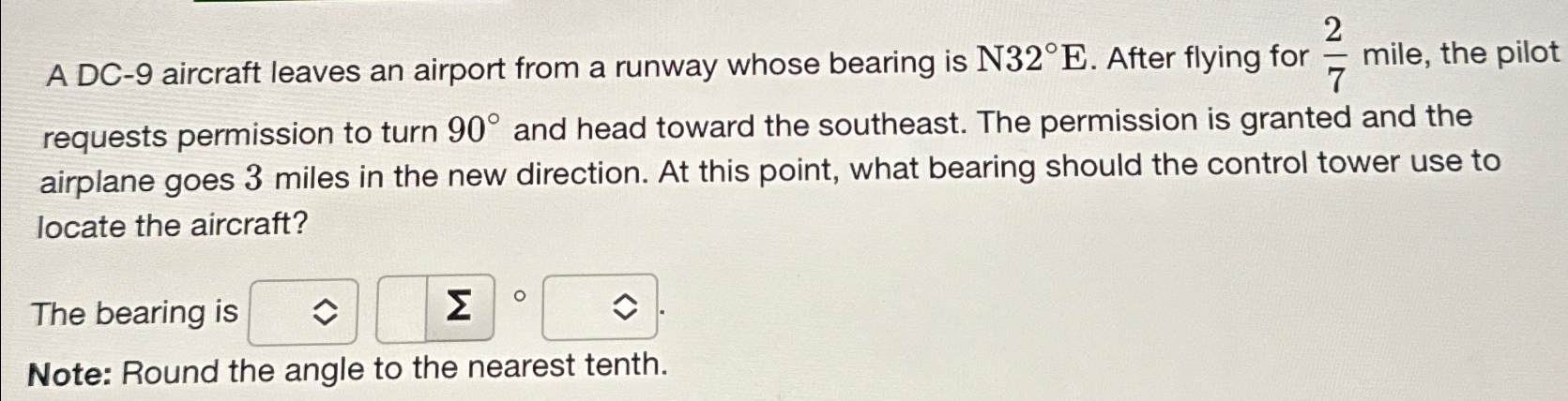 Solved A DC-9 ﻿aircraft leaves an airport from a runway | Chegg.com