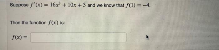 Solved Suppose we are given the following 2nd derivative | Chegg.com
