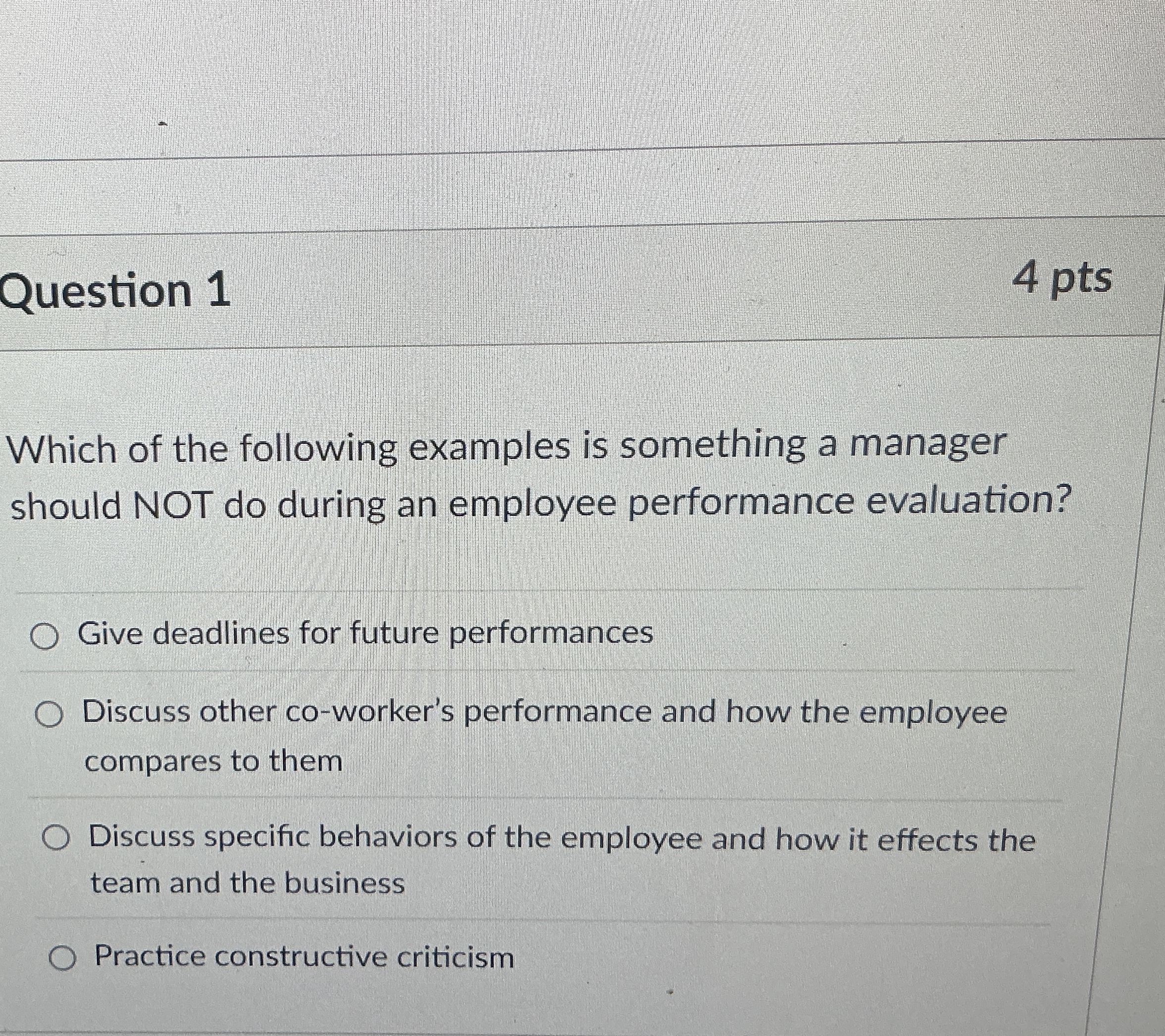 Solved Question Ptswhich Of The Following Examples Is Chegg Com