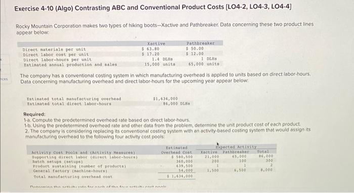 Solved Exercise 4 10 Algo Contrasting Abc And Conventional 6447