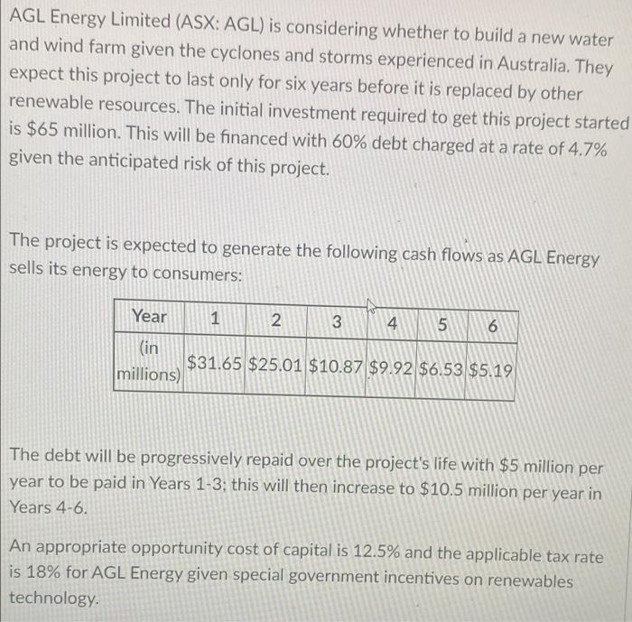 AGL Energy Limited ASX AGL is considering whether Chegg