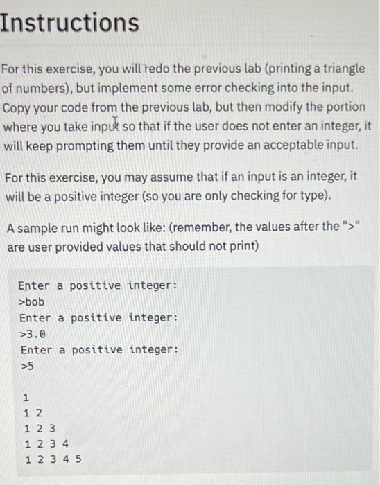 Solved For this exercise, you will redo the previous lab | Chegg.com