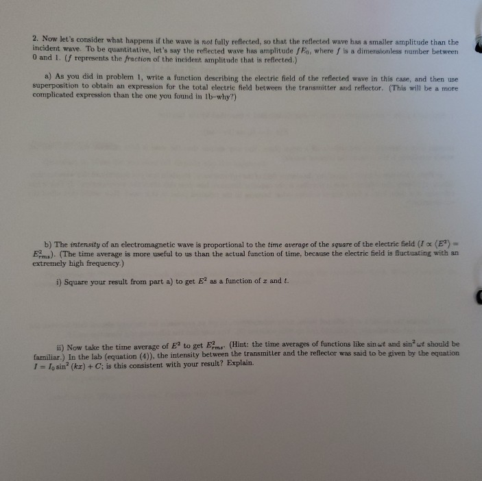 Question 2 parts A and B Can you provide explanation | Chegg.com