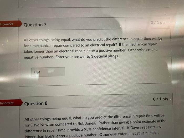 Solved A2All other things being equal, what do you predict | Chegg.com