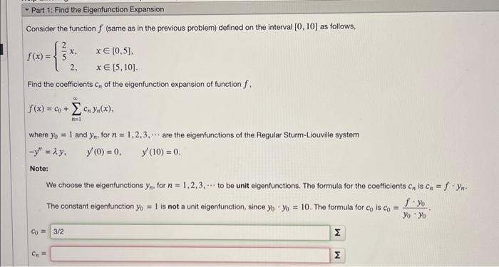 Consider the function f (same as in the previous | Chegg.com