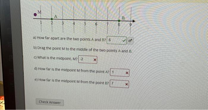 Solved A) How Far Apart Are The Two Points A And B ? B) Drag | Chegg.com