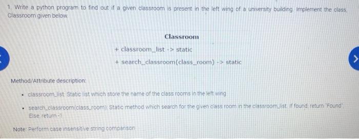 Solved 1 Write a python program to find out if a given | Chegg.com