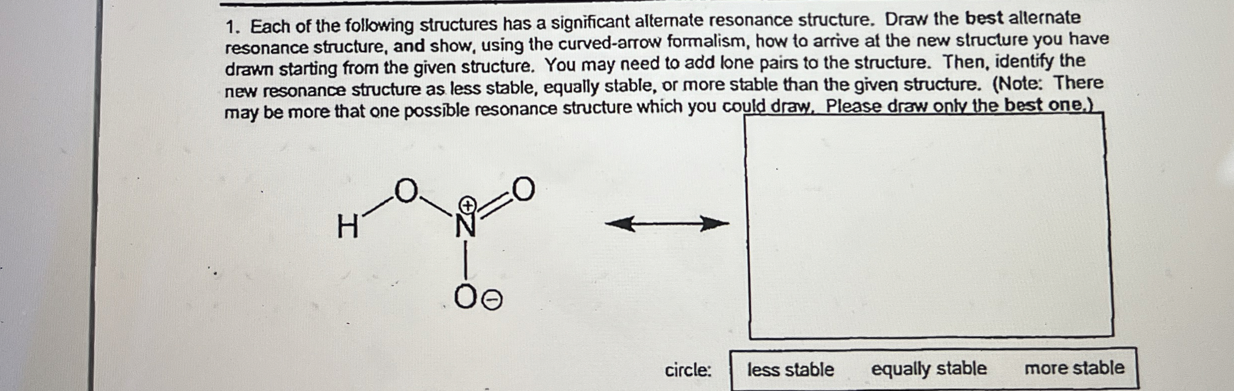 Solved Each of the following structures has a significant | Chegg.com