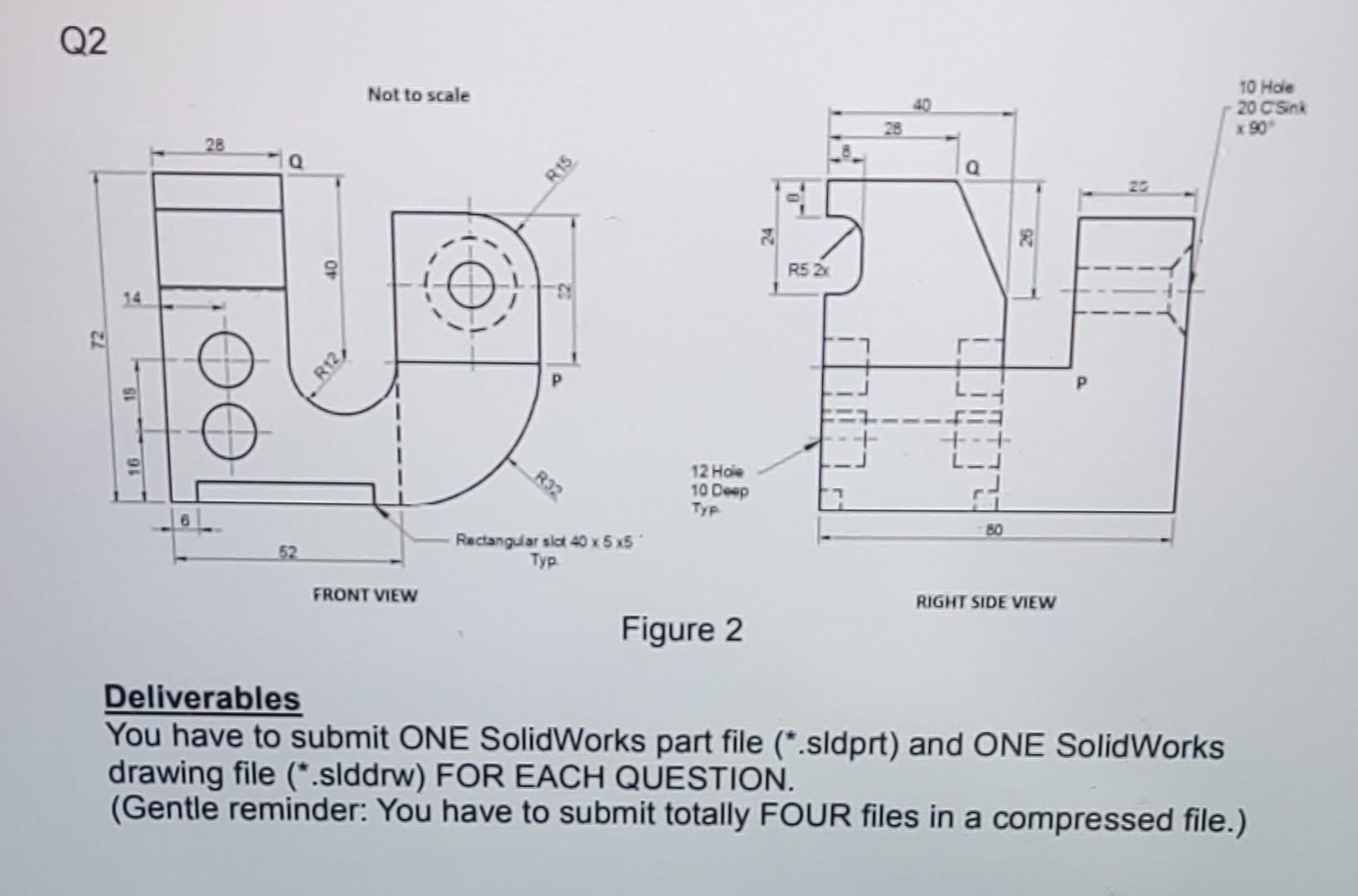 Solved In This Assignment, Using SolidWorks, You Have To | Chegg.com