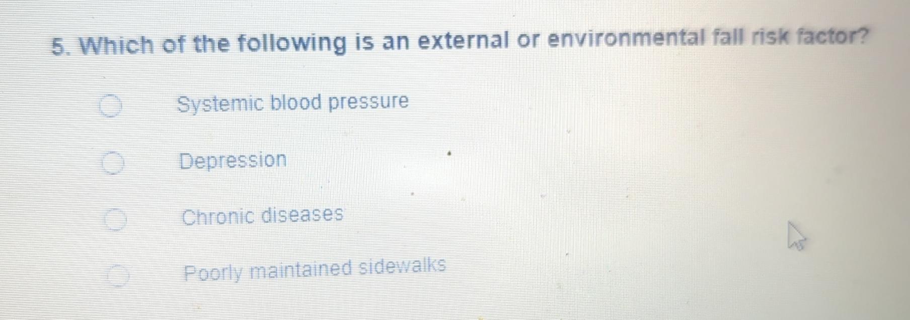 Solved Which of the following is an external or | Chegg.com