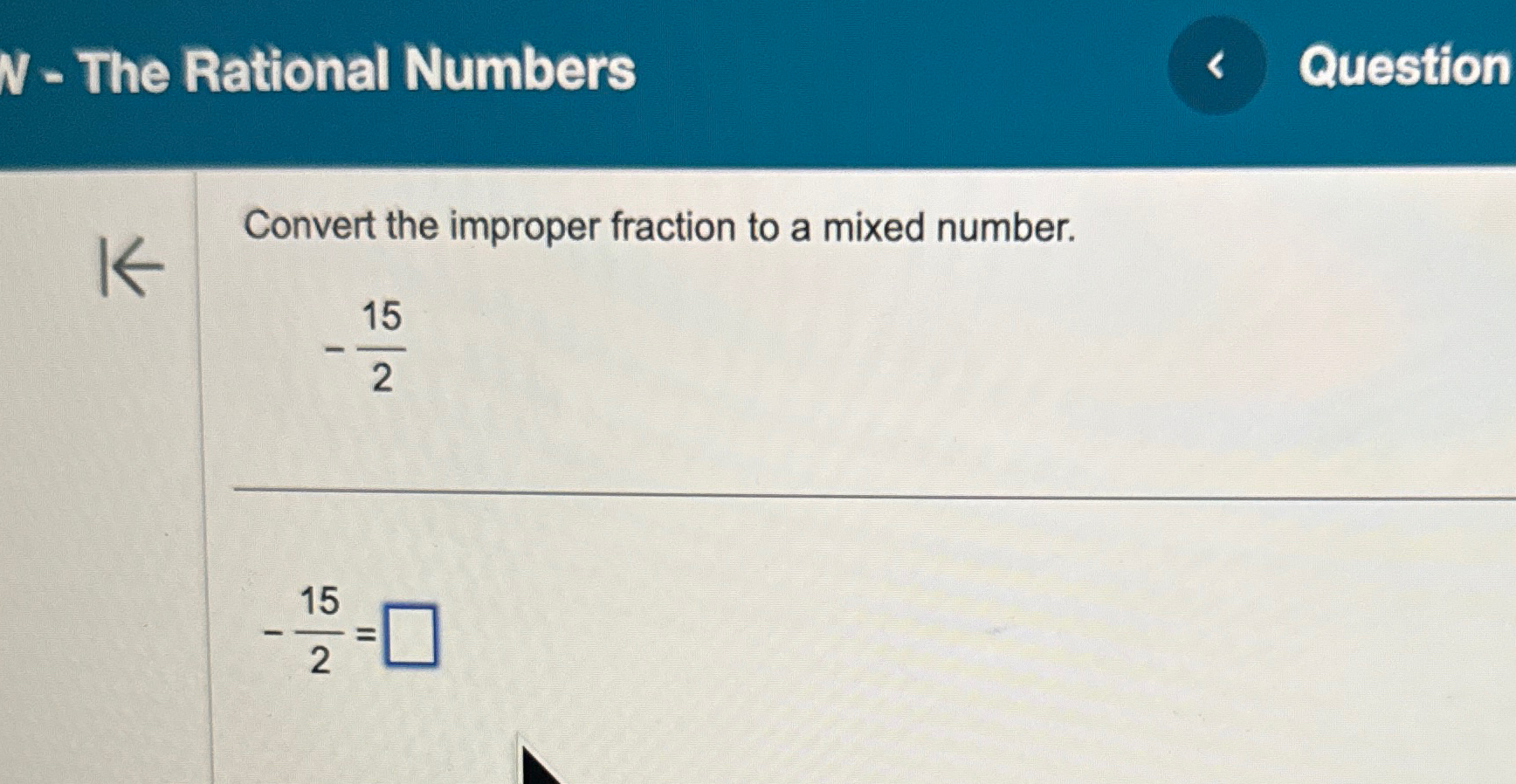 every mixed fraction is not a rational number