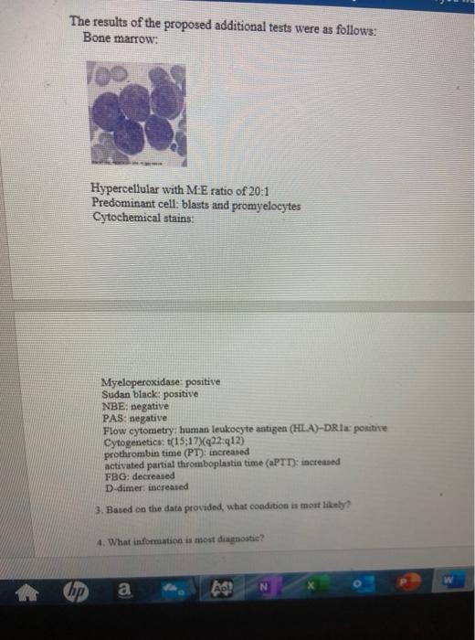 Solved Case #3 A 30-year-old woman complains of fatigue, | Chegg.com