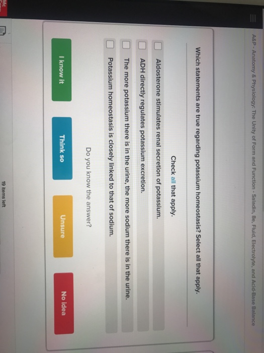 Solved A&P. Anatomy & Physiology: The Unity Of Form And | Chegg.com Solved A&P. Anatomy & Physiology: The Unity Of Form And | Chegg.com