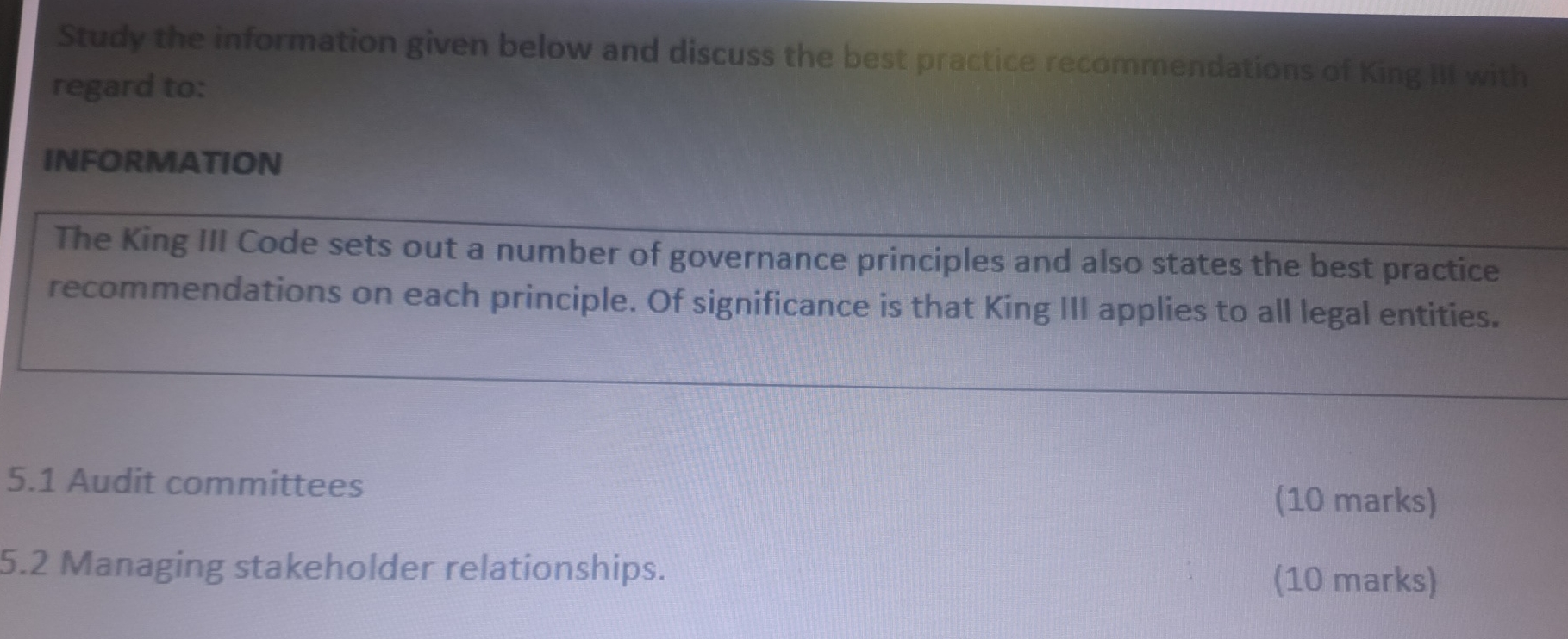 Solved Study the information given below and discuss the | Chegg.com