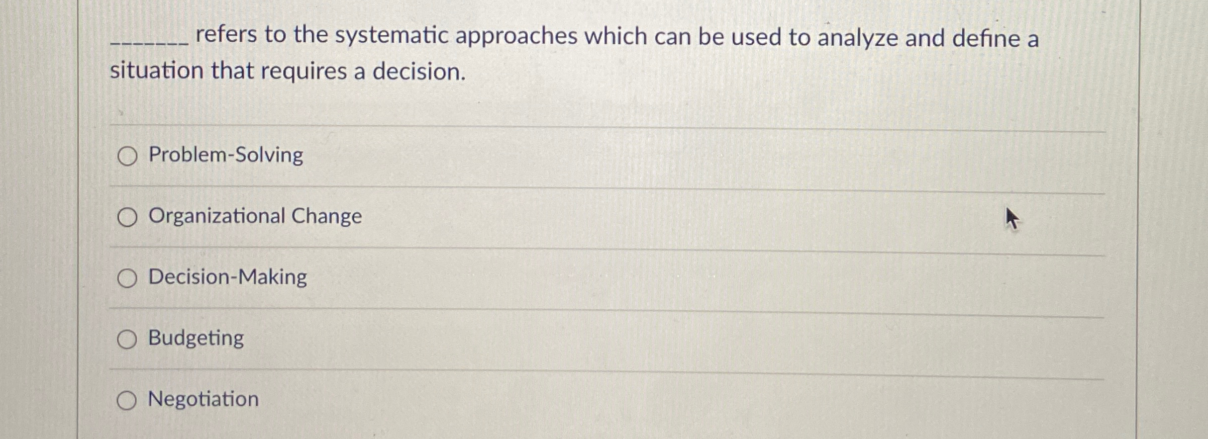 Solved q, ﻿refers to the systematic approaches which can be | Chegg.com