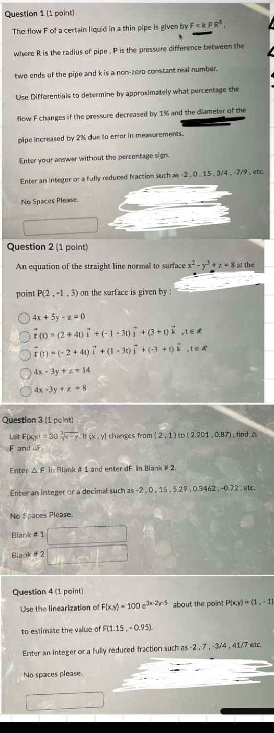 Solved Please solve all 4 ﻿parts showing steps correctly, | Chegg.com