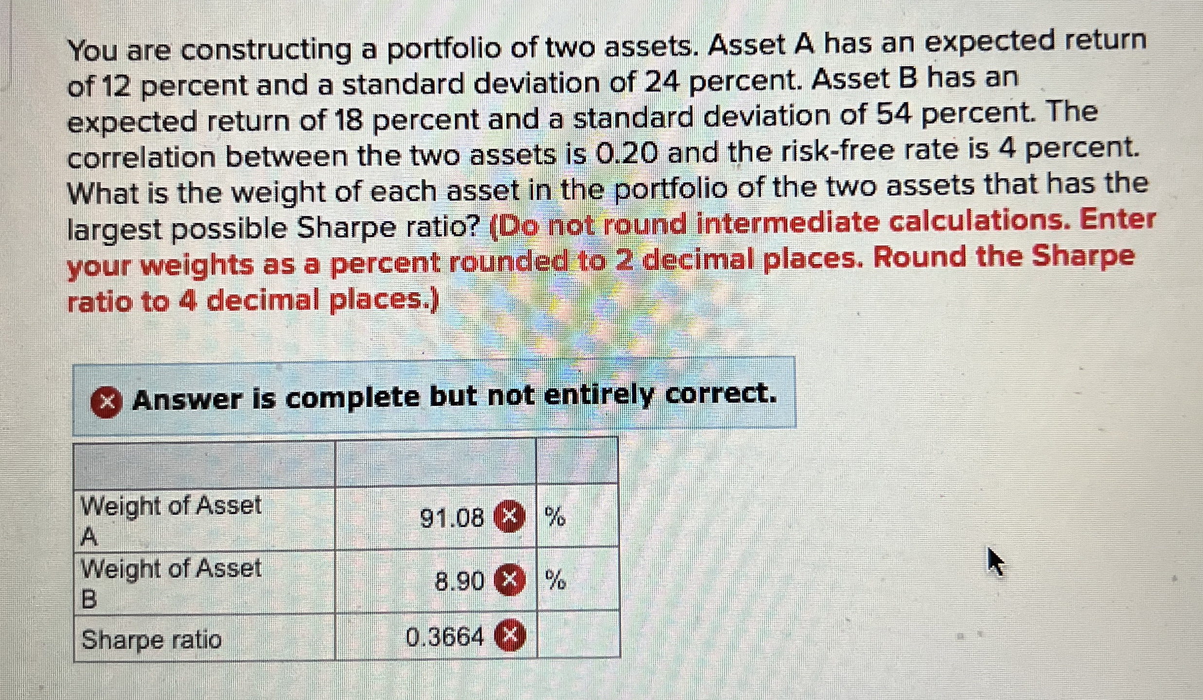 Solved You are constructing a portfolio of two assets. Asset | Chegg.com